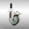 Service Caster 4 Inch 316SS Gray Poly Swivel 7/8 Inch Expanding Stem Caster Lock Brake SCC SCC-SS316TTLEX20S414-PPUB-78 - alternate 3